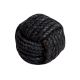Black Jute Round Cabinet Knobs